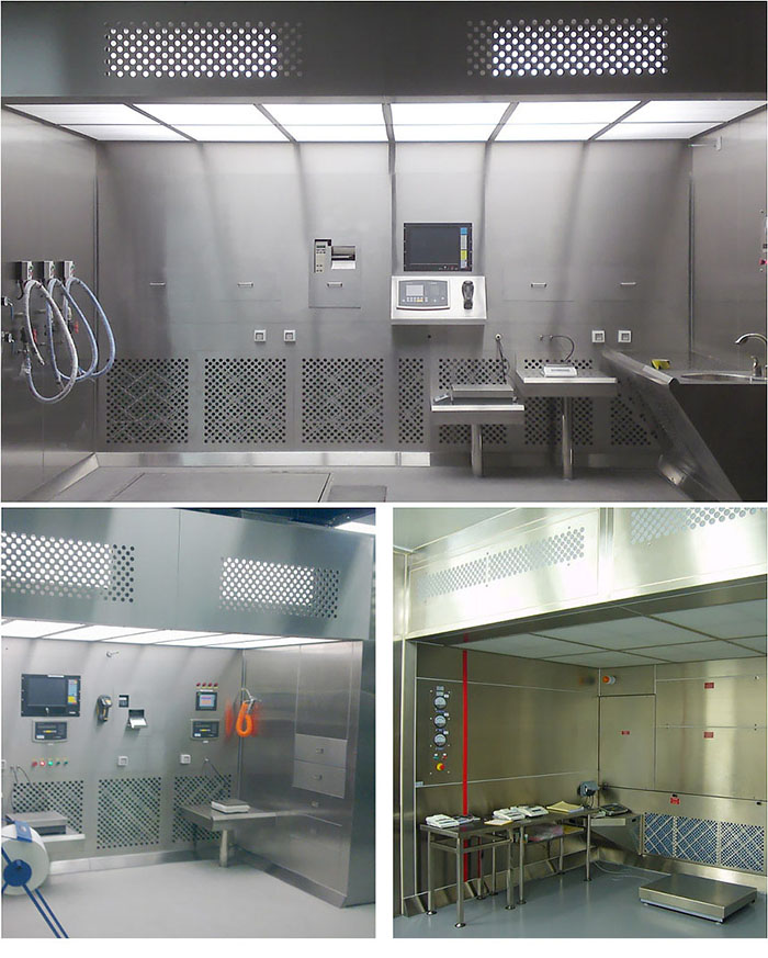 負壓稱稱量罩通過創造一個低氣壓的環境，防止生產過程中的粉塵、揮發物等有害物質逸散到外界環境中，同時確保稱量結果的準確性。