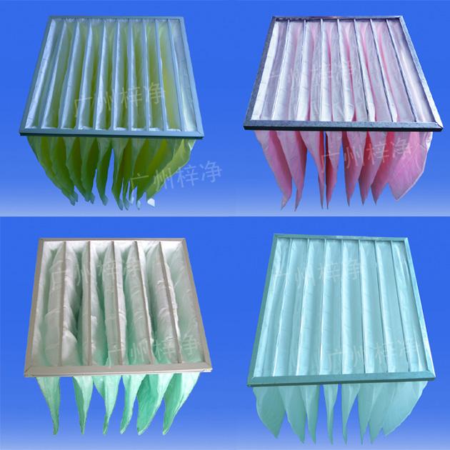 組合式空調(diào)袋式中效過濾器 組合式空調(diào)袋式中效過濾器主要用于空氣凈化處理段